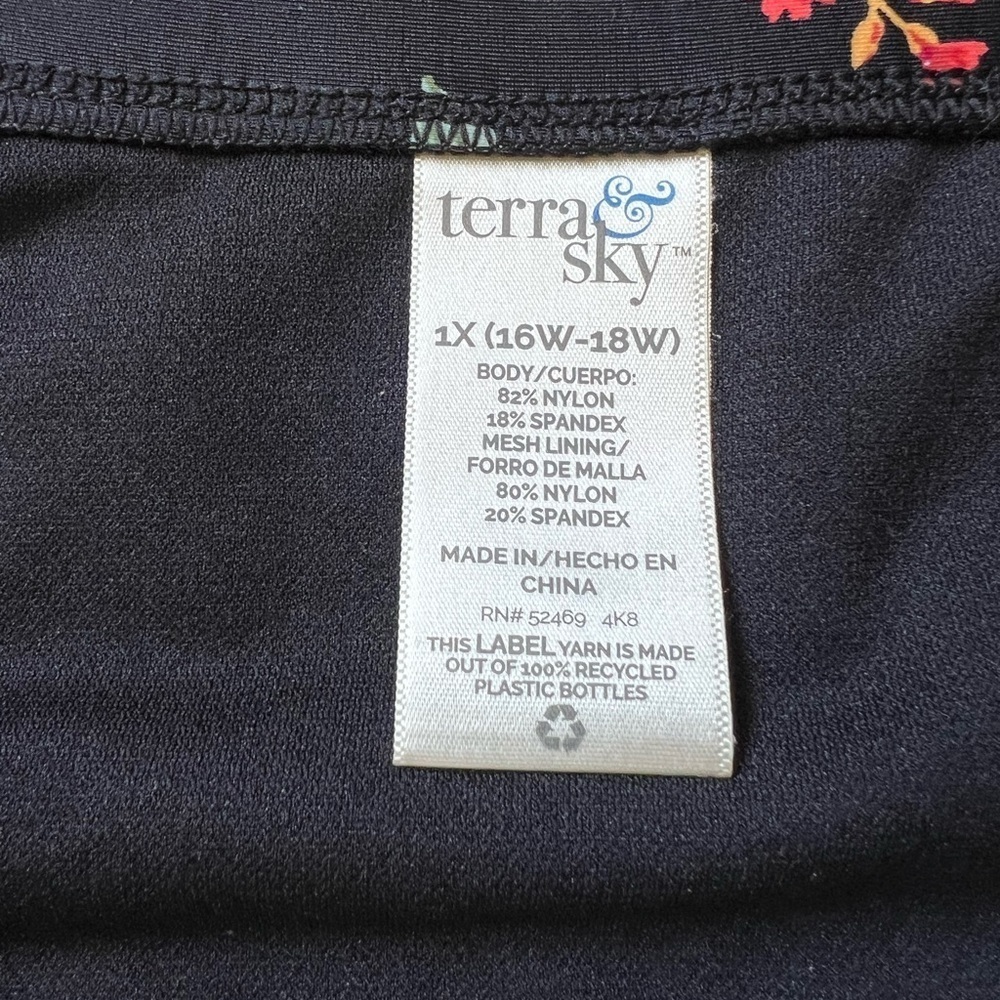 Terra and Sky ladies, high-rise bikini bottoms 1X perfect condition - Picture 6 of 6